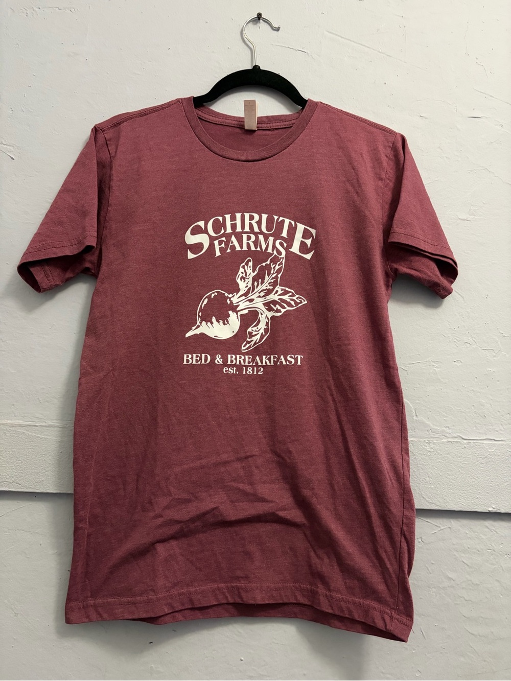 Maroon Graphic Tee- Office lovers